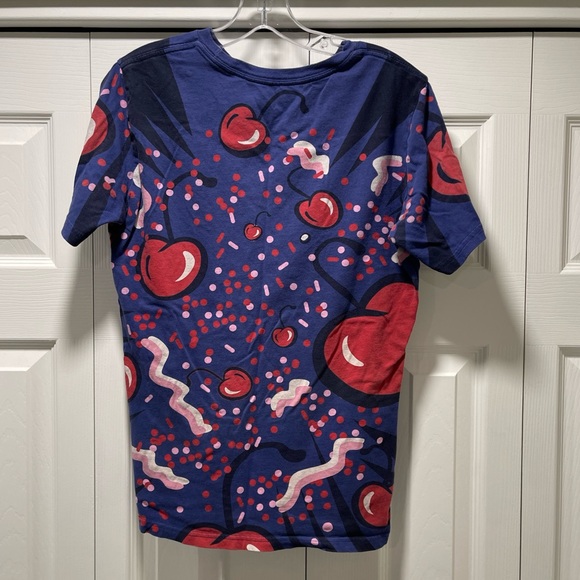 Rare Vintage Cherry Pop Tarts 90's  T-Shirt All Over Print Size Medium - Picture 2 of 3